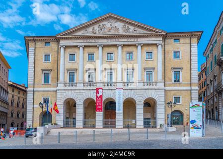 Ancona, 26 settembre 2021: Teatro delle Muse nella città italiana di Ancona. Foto Stock