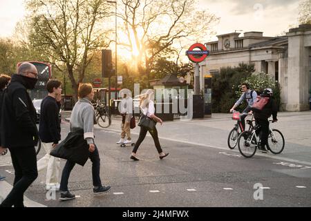 Stazione metropolitana di Hyde Park Corner, londra inghilterra Foto Stock