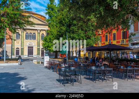 Modena, 22 settembre 2021: Sinagoga di Modena in Italia. Foto Stock