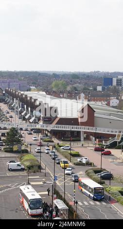 Area della stazione ferroviaria di Coventry Foto Stock