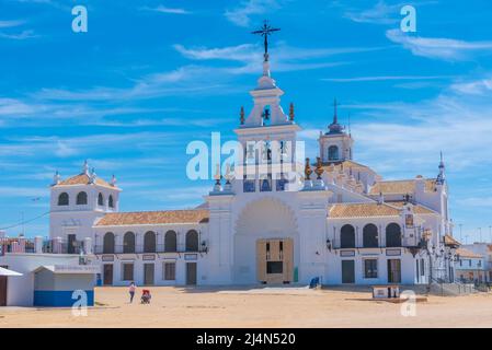 Santuario della nostra signora di Rocio in Spagna Foto Stock