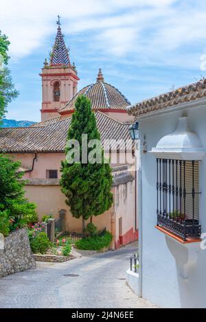 Chiesa di Santa Maria de la Mesa a Zahara, Spagna Foto Stock