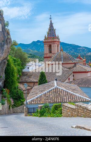 Chiesa di Santa Maria de la Mesa a Zahara, Spagna Foto Stock