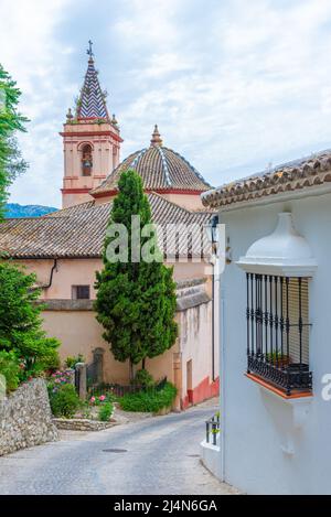 Chiesa di Santa Maria de la Mesa a Zahara, Spagna Foto Stock