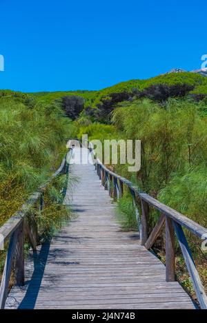 Parco naturale a Playa de Bolonia in Spagna Foto Stock