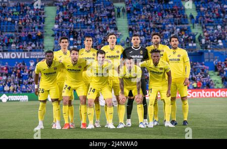 2 aprile 2022; Colosseo Alfonso Perez, Getafe. Madrid, Spagna; Men's la Liga Santander, Getafe CF vs. Villarreal CF; 900/Cordon Press Credit: CORDON PRESS/Alamy Live News Foto Stock