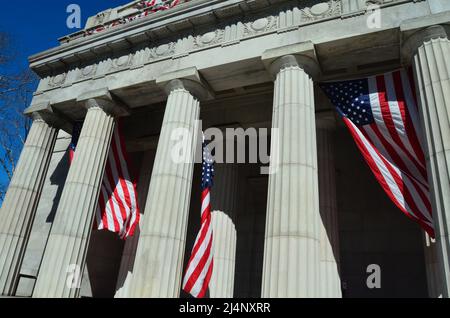 Tomba di Ulisse S. Grant e sua moglie, NYC Foto Stock