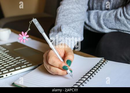 La scrittura Foto Stock