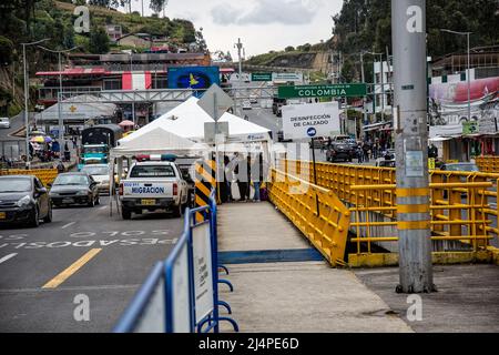 Immigrazione legale e illegale, Venezuela, Colombia, Ecuador, Sud America Foto Stock