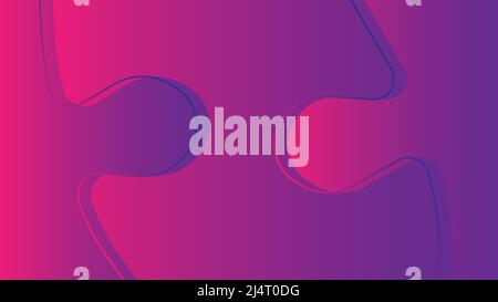 Sfondo in stile business con puzzle, magenta - sfumatura viola Illustrazione Vettoriale