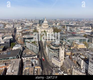 Cattedrale di St. Paul, città di londra, inghilterra Foto Stock