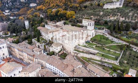 Palazzo Ducale, Palazzo del Duca, Gubbio, Gubbio, Provincia di Perugia, Italia Foto Stock