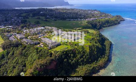The Westin Princeville Ocean Resort Villas, Princeville, Hawaii, Stati Uniti Foto Stock