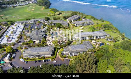 The Westin Princeville Ocean Resort Villas, Princeville, Hawaii, Stati Uniti Foto Stock