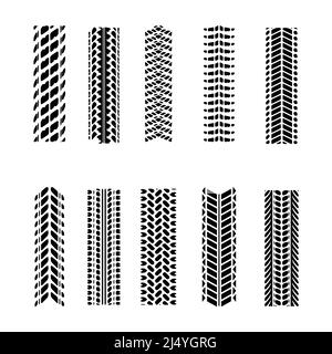 Kit cingoli pneumatici per angoli arrotondati Illustrazione Vettoriale