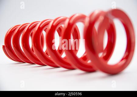 Loop all'interno delle molle elicoidali Foto Stock