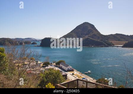 Misumi Porta Ovest, Prefettura di Kumamoto, Giappone Foto Stock