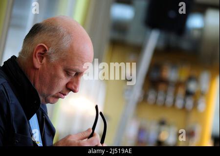 Vienna, Austria. Novembre 17th, 2014. Christoph Chorherr è un ex politico austriaco del Partito Verde. Nel 2019 si dimise dal partito dopo che l'Ufficio federale per la prevenzione e la lotta alla corruzione ha aperto un'indagine contro di lui basata su un reclamo anonimo Foto Stock