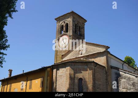 L'antico borgo di Roncole Verdi, in provincia di Parma Foto Stock