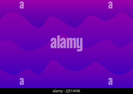Viola ondulato sfumato Abstract sfondo. Design con fondo fluido viola scuro. Composizione delle forme a gradiente liquido. Poster di design futuristici. Colorato Foto Stock