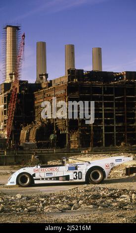 Nick Mason Lola T297 Cosworth 1979 (dipinto nella livrea del muro) Foto Stock