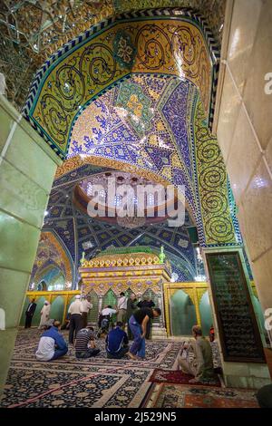 Vedute generali della Moschea di Umayyyad, Damasco, Siria Foto Stock