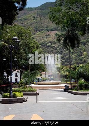 Plaza De Armas Quillabumba Foto Stock