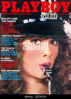 Copertina della rivista 'Playboy' Vintage di maggio 1982, USA Foto Stock