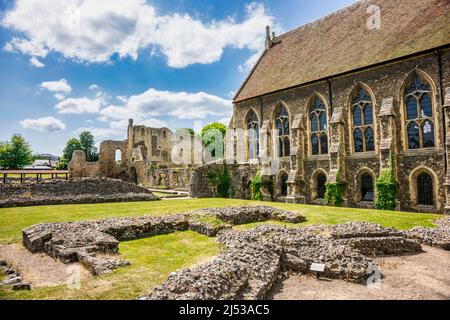 La cucina si trova presso la Biblioteca della Scuola del Re Vittoriano presso l’Abbazia di St. Augustine a Canterbury, Inghilterra. Foto Stock