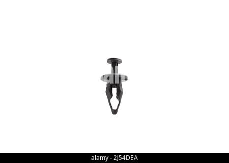 Concetto di supporto motore e parte automatica - insieme di supporto motore e trasmissione dell'auto sul pavimento ombra, alcuni pezzi di ricambio auto su sfondo bianco Foto Stock