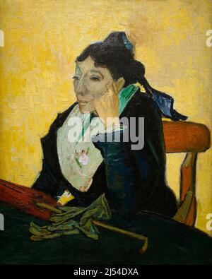 L'Arlésienne, l'Arlesienne, Mme Ginoux, Vincent van Gogh, 1888, Musee D'Orsay, Parigi, Francia, Europa Foto Stock