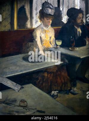 In un Cafe, Assenzio, dans un cafe, l'Absinthe, Edgar Degas, 1873, Musee D'Orsay Art Gallery, Parigi, Francia, Europa Foto Stock