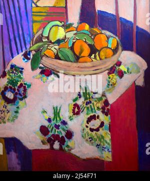 Natura morta con arance, Cestino con arance, natura morta aux arance , Henri Matisse, 1912, Musee Picasso, Parigi, Francia, Europa Foto Stock