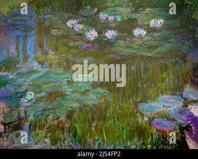 Water Lilies, Nympheas, Claude Monet, Musee Marmottan, Parigi, Francia, Europa Foto Stock