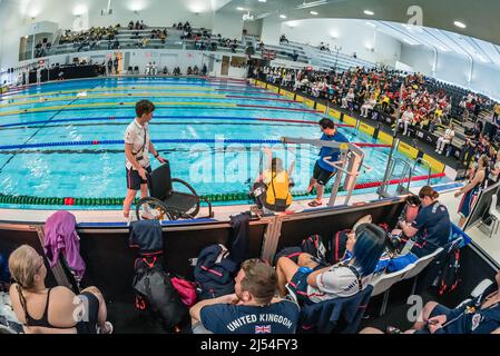 19 aprile 2022, invictus Games in piscina l'Hofbad a l'Aia - Paesi Bassi Foto Stock