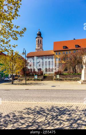 Viaggio di scoperta in Estremo Oriente nel Giardino Giapponese di Bad Langensalza - Turingia - Germania Foto Stock