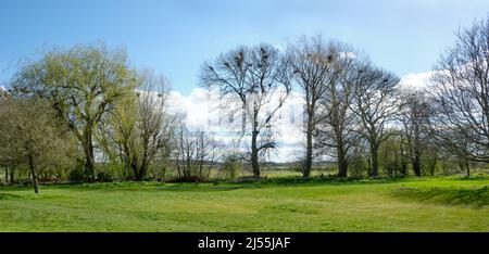 Il Rookery al maniero Kelmscott Foto Stock