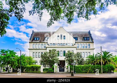 Convento della Misericordia, conosciuto oggi come San Francesco Place Condominiums, è raffigurato, 15 aprile 2022, a Mobile, Alabama. Foto Stock