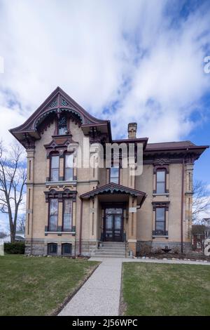 Milner House/Cornwall Building, 1883, Flint , Michigan, Stati Uniti Foto Stock