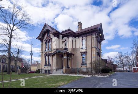 Milner House/Cornwall Building, 1883, Flint , Michigan, Stati Uniti Foto Stock