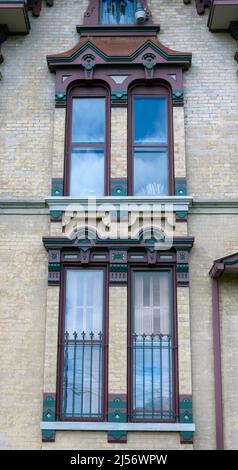 Milner House/Cornwall Building, 1883, Flint , Michigan, Stati Uniti Foto Stock