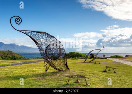 Taitung, Taiwan - 4 aprile 2022: Tiehua Music Village, un luogo dove molti residenti indigeni locali si riuniscono per condividere arte e musica al c Foto Stock