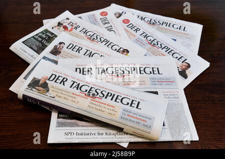 Quotidiani Der Tagespiegel Foto Stock