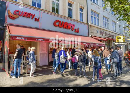 Curry 36, Mehringdamm, Kreuzberg, Berlino, Germania Foto Stock