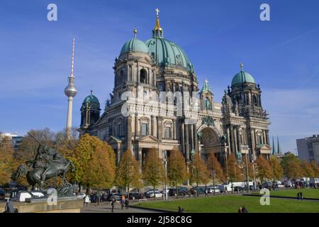 Cattedrale di Berlino, Lustgarten, Mitte, Berlino, Germania Foto Stock