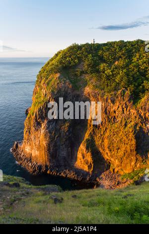 capo Utoro, Shiretoko, Hokkaido, Giappone Foto Stock