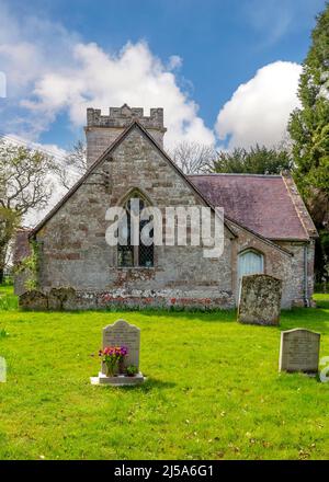 Chiesa di San Pietro in Abbots Morton, Worcestershire, Inghilterra. Foto Stock
