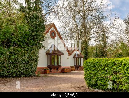 Abbots Morton Village Hall, Abbots Morton, Worcestershire, Inghilterra. Foto Stock