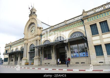 La stazione centrale di Antananarivo, Madagascar. Foto Stock