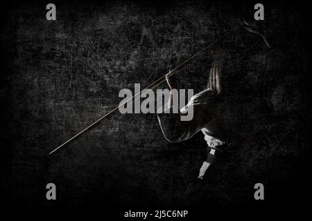 Bokken in legno. Samurai e Aikido spade di formazione Foto stock - Alamy